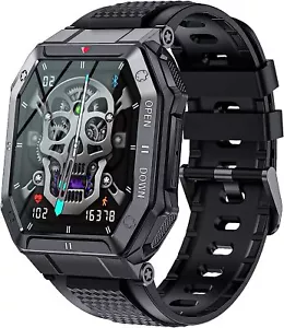 Smartwatch Fitness Tracker für T-Mobile REVVL 6 Pro - HD Tactical 1,85 Zoll - Bild 1 von 8