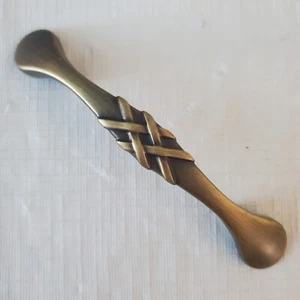 GLIDERITE Lot of 5 Braided 3" Drawer Handle Pulls Antique Brass ZYN-83063-AB - Picture 1 of 5