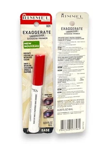 Rimmel Exaggerate Shadow Primer (0.20fl.oz/6ml/001) Lot Of 2, As Seen In Pics - Picture 1 of 1