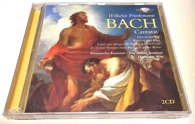 RARE NEW BACH CANTATAS 2 CD WILHELM FRIEDEMANN 2011 WDR BRILLIANT CLASSICS 94256 - Image 1 of 2
