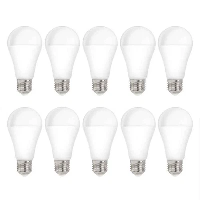 10 x LED Leuchtmittel Birnenform 15W = 100W E27 matt 1500lm warmweiß 3000K 200° - Bild 1 von 3