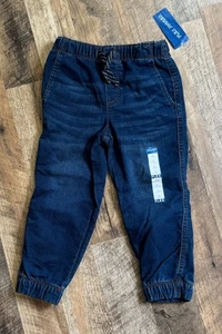 Arizona Jean Co Boys 5 Blue Jean Denim Drawstring Waist Flex Jean Jogger NWT - Picture 1 of 3