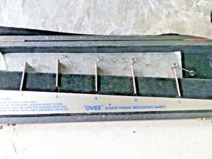 O-vee screw thread measuring gauges UNC 5 to 12 - Picture 1 of 2