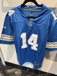 Camiseta deportiva Detroit Lions Amon-Ra St. marrón azul todas cosidas tallas para adultos MEDIANA - Imagen 1 de 7