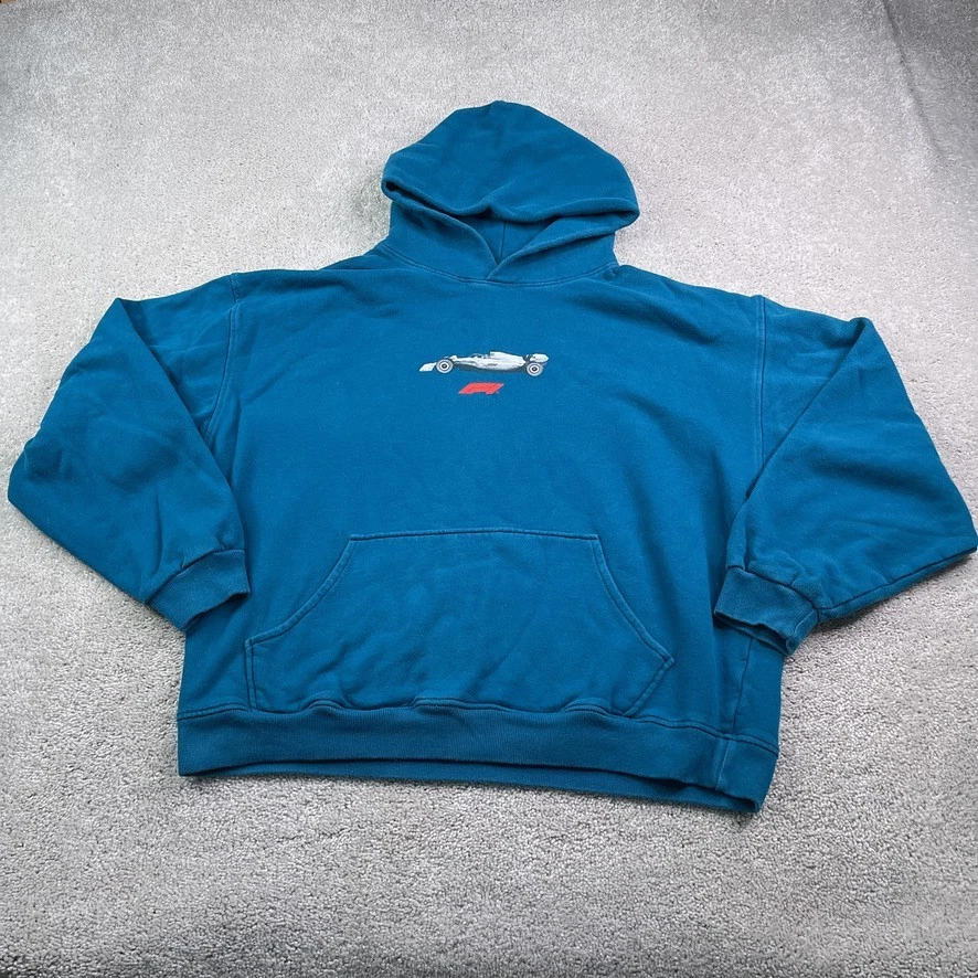Pacsun Formula 1 Hoodie Mens Large Blue F1 Grand Prix Racing Motorsports - Image 1 of 4