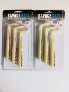 2 Packs Savage Gear Savage Salt Lb Sandeel 7" 2/3 oz. Green Glow - Picture 1 of 1