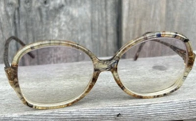Óculos de rosto vintage anos 80 Elizabeth Arden da Shuron 5 • 140 fabricados nos EUA - Imagem 1 de 4