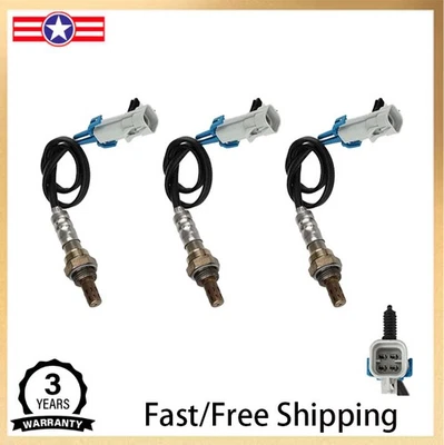 Para Chevrolet Blazer GMC Jimmy 2003 2004 2005 4,3 L V6 3 piezas sensor de oxígeno arriba+abajo Foto 1 de 4