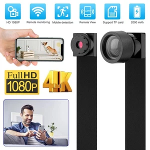 HD 1080P 4K Cam Wireless WiFi Security Mini DVR Micro Pinhole Screw DIY Cam 32GB - Picture 1 of 22