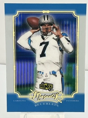 2000 UD Ionix Magestic Steve Beuerlein #M12 Insert Carolina Panthers Football - Image 1 of 4