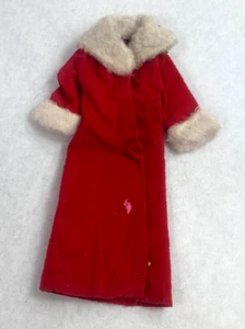 Barbie Abrigo Largo Papá Noel Rojo Mattel Años 60 70 - Imagen 1 de 2