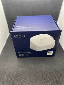 Amazon Eero 6 mesh Wi-Fi router | 900 Mbps Ethernet | Coverage up to 140 m2 - Afbeelding 1 van 5