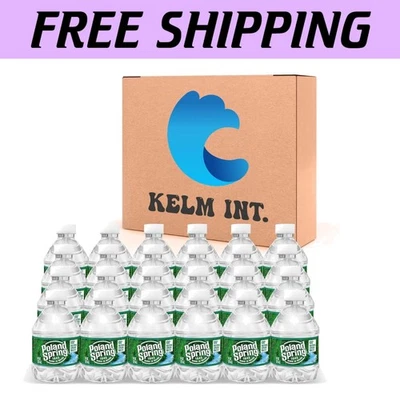 Convenient 48 Pack of 8 oz Poland Spring Bottled Water - BPA-Free & Refreshing - Image 1 of 4