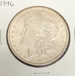 1896 Morgan Silver Dollar 90 % Silver Philadelphia Mint - Picture 1 of 4