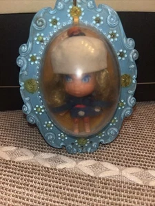 VTG Mattel 1966 Lucky Locket Kiddle Lorelei Doll With Hat w/Blue Colored Locket - Picture 1 of 3