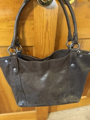 Женская сумка-тоут Frye-Melissa искусственно состаренная коричневая кожа. - Изображение 1 из 4