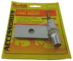Firestik K-154A Universal CB Radio Antenna Cowl Flat Mount with K-4A Stud - Picture 1 of 6