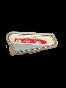 RARE Vintage Oldsmobile Ignition Trunk Key Chain Red Car #of-c - Picture 1 of 5