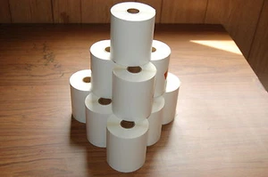 500 4" x 6" Direct Thermal Labels Compatible Zebra Eltron 6 1" Rolls of 250 - Picture 1 of 4