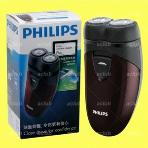 Philips PQ206 rasoio elettrico da uomo a 2 teste taglio ravvicinato AA rasoio da viaggio pulito - Foto 1 di 2