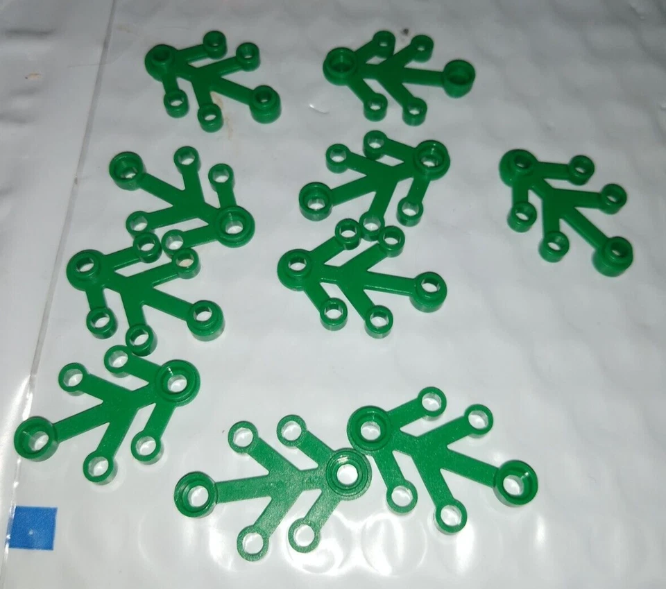 Lego 10 шт. цветок лист растение листья дерево 4 x 3 зеленый 2423 Бесплатная доставка - Изображение 1 из 1