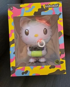 SDCC 2020 Exclusive Kidrobot x Hello Kitty 8" Art Figure Neon Pop by Quiccs NIB - Picture 1 of 5