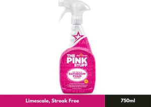 Stardrops Pink Stuff Bathroom Foam Cleaner 750ml - Baths, Tiles, Limescale - Picture 1 of 5