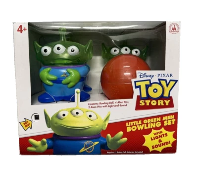 Conjunto de boliche Disney Toy Story Little Green masculino novo na caixa! - Imagem 1 de 4