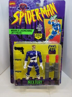 Spider Man Animated Series 1995 Nick Fury Action Figure 1995 - Image 1 of 4