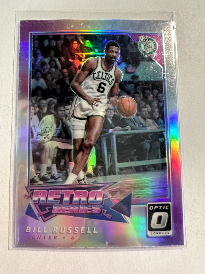 K76,076 - 2017-18 Donruss Optic Retro Series Holo #3 Bill Russell - Image 1 of 1