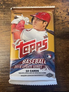 2018 Topps Update Series Baseball - 1 Factory Sealed PACK From Hobby Box - Picture 1 of 4