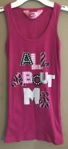 Niña PJ Licious Talla M 14? - Camiseta sin mangas rosa 'All About Me' - Imagen 1 de 3