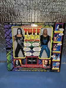WCW Tuff Talkin' Wrestlers Sting vs Diamond Dallas Página 1999 ToyBiz No Probado - Imagen 1 de 6