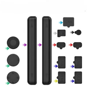 Kit completo de enchufe antipolvo de silicona protector para consola Nintendo Switch/OLED y base de TV - Imagen 1 de 5