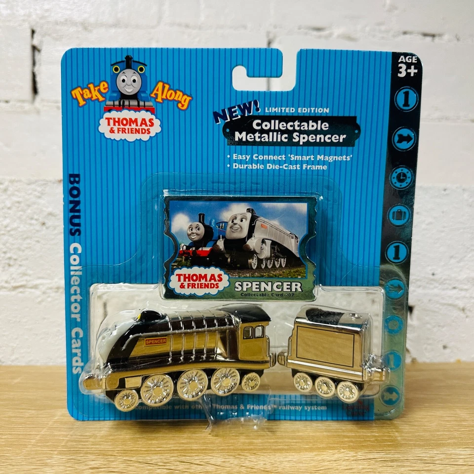 Spencer Limited Edition Metallic Paint Thomas & Friends Take N Play Along Train - Image 1 of 4