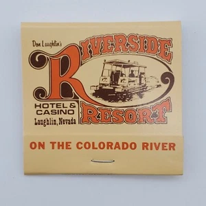 Vintage Matchbook Riverside Resort Laughlin Nevada Advertisement Unstruck - Picture 1 of 5