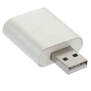 Heavy Duty Aluminum USB External Stereo Sound Adapter for and - Picture 1 of 12