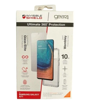 GEAR4 SAMSUNG GALAXY A71 ULTIMATE 360 PROTECTION CASE COVER WITH D30 | CLEAR - Image 1 of 3