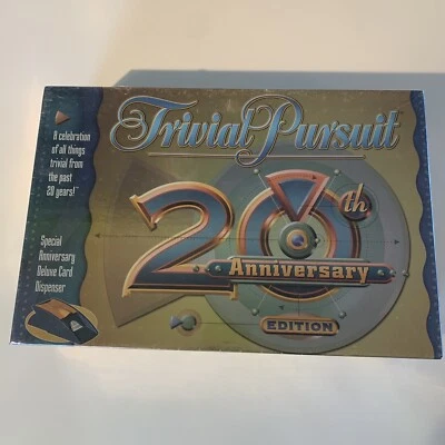 Vintage Trivial Pursuit 20th Anniversary Game 2002 NEW Sealed NOS Hasbro - Image 1 of 4
