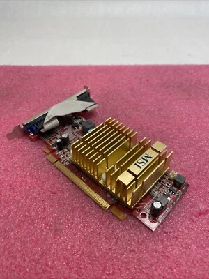 R4350-MD512H Video Card MSI ATI Radeon HD 4350 512MB 64-bit HDMI VGA DVI DDR2 - Image 1 of 4