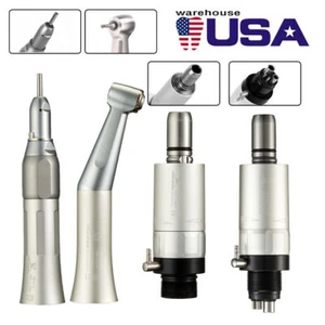 Fit NSK Dental Low Speed Handpiece Kits Contra Angle Straight Air Motor 2H/4Hole - Picture 1 of 24