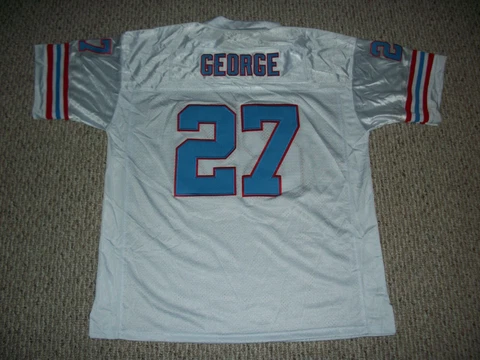 EDDIE GEORGE Unsigned Custom White Houston Sewn New Football Jersey Sizes S-3XL Cover