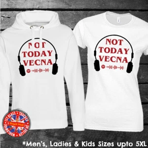 Not Today Vecna T-Shirt Hoodie Dungeons Dragons Mens Ladies Kids TV - Picture 1 of 1