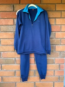 Vintage Patagonia Capilene Base Layer Blue Bottoms & Top Medium Long John’s Set - Bild 1 von 16
