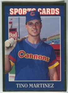 1992 Allan Kaye's Sports Cards News Magazine #24 Tino Martinez Calgary Cannons - Picture 1 of 2