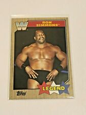 2017 WWE Topps Heritage Legend #90 - Ron Simmons - WCW