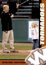 2008 Worcester Tornadoes Choice #29 David Peterson On-Field Emcee Baseball Card