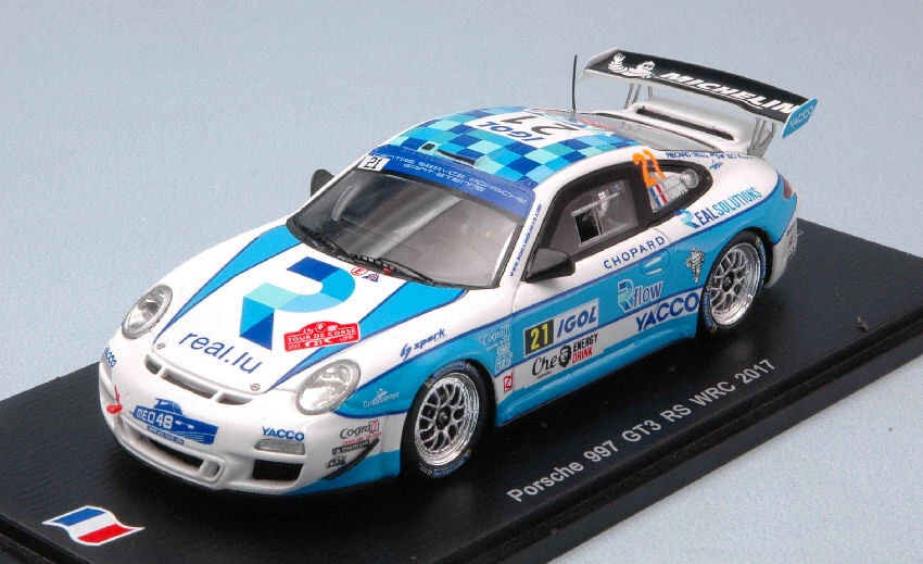 Porsche 997 GT3 #21 18th T.De Corse WRC 2017 P. Butt / R.dumas modelo 1:43 Foto 1 de 1