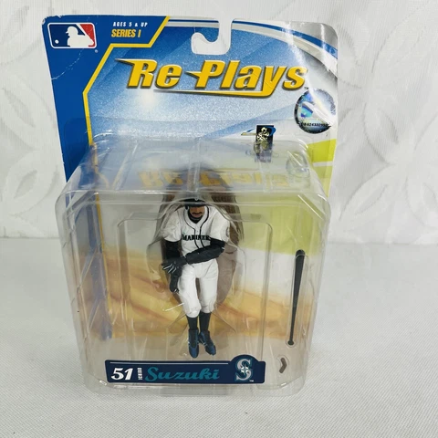 Major League Baseball Replays 4" Action Figure Ichiro Suzuki Cover