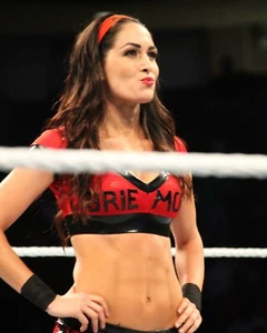 Brie Bella Duck Face in the Ring Kiss 8x10 WWE Wrestling Photo - Picture 1 of 1
